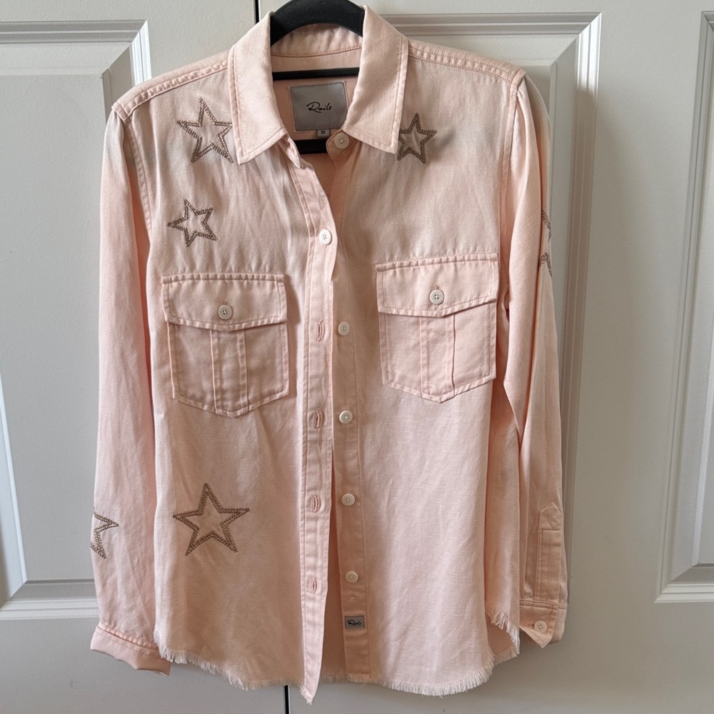 Rails Loren Shirt with sparkly star detail